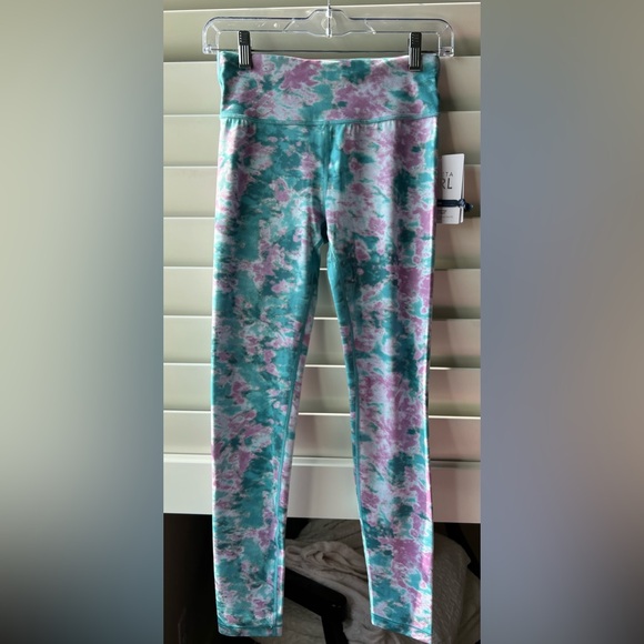 Athleta Other - Athleta Girl - Girls XL 14 - NWT - Green Multi - High Rise Tight